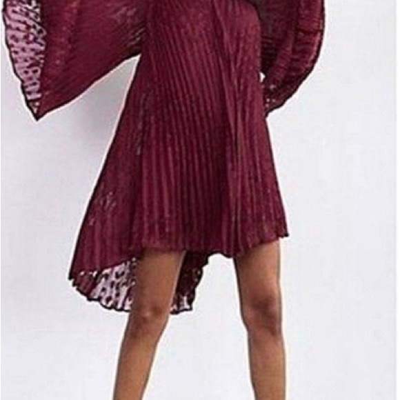 ANTHROPOLOGIE Toulon Pleated Mini Dress - Picture 4 of 6